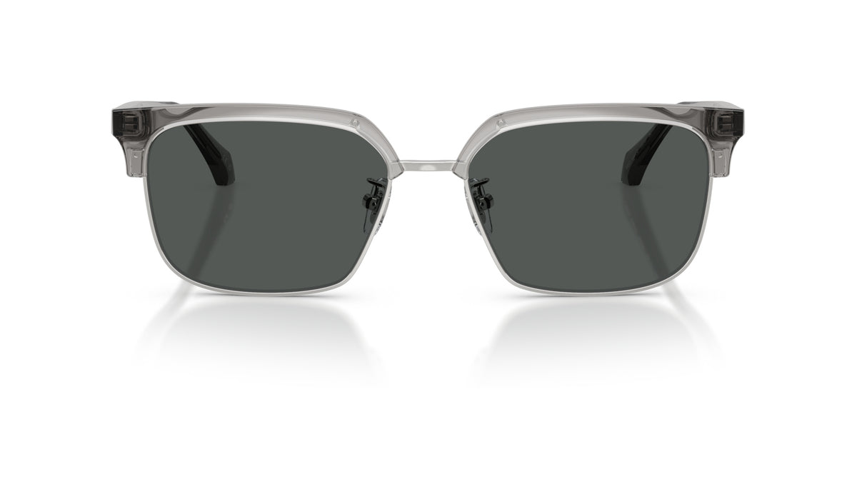 Lunettes de soleil Versace VE4494D 593/87 – Transparent Gris – vue de face.
