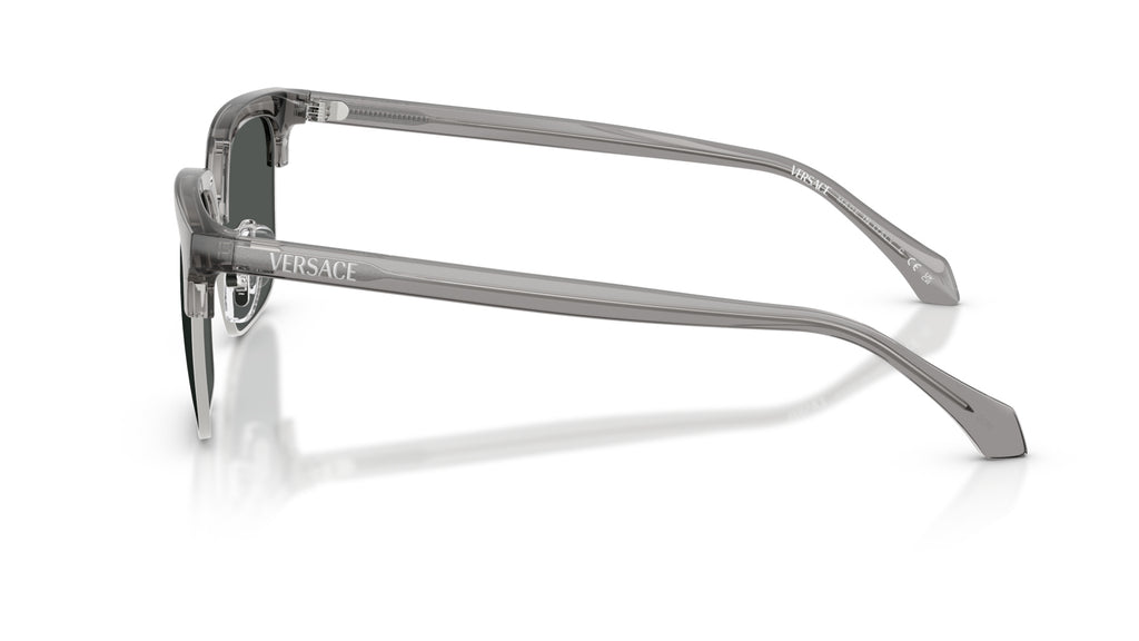 Lunettes de soleil Versace VE4494D 593/87 – Transparent Gris – vue de profil.