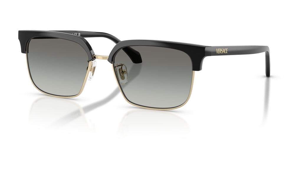 Lunettes de soleil Versace VE4494D GB1/11 – Noir – vue de trois quarts.