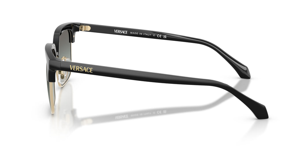 Lunettes de soleil Versace VE4494D GB1/11 – Noir – vue de profil.
