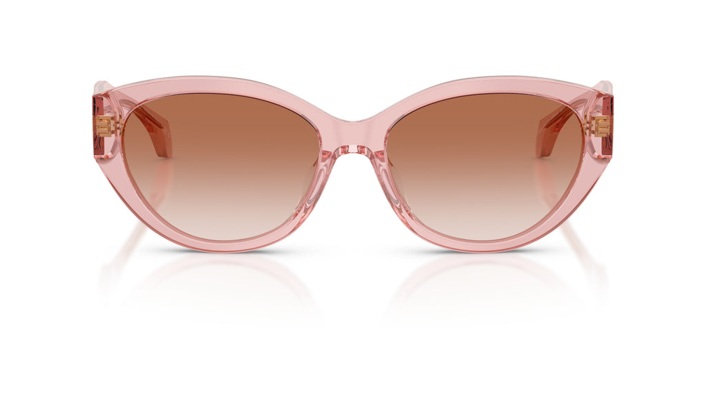Lunettes de soleil Versace VE4495D 543413 – Pêche Transparent – vue de face.