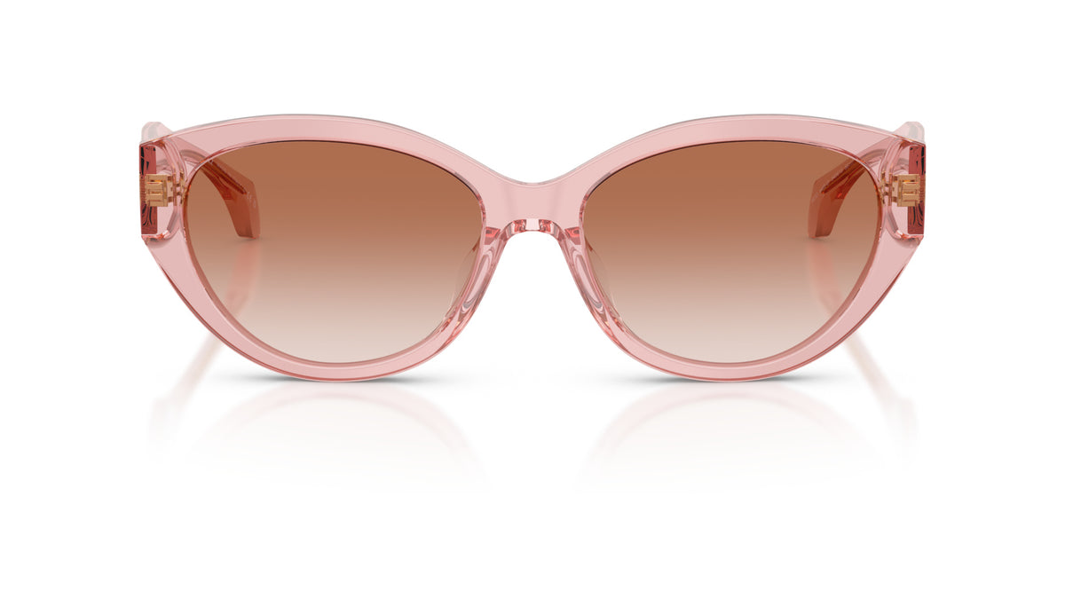 Lunettes de soleil Versace VE4495D 543413 – Pêche Transparent – vue de face.