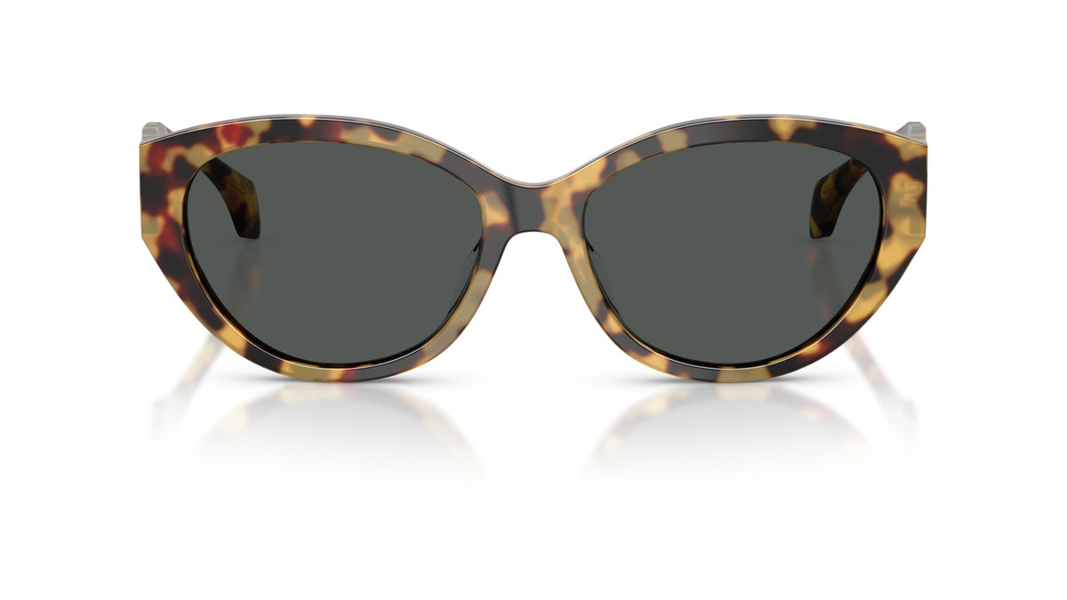 Lunettes de soleil Versace VE4495D 777/87 – Brown/Yellow Havana – vue de face.