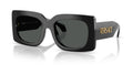 Lunettes de soleil Versace VE4496U GB1/87 – Noir – vue de trois quarts.