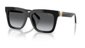 Lunettes de soleil Versace VE4498 GB1/T3 – Noir – vue de trois quarts.