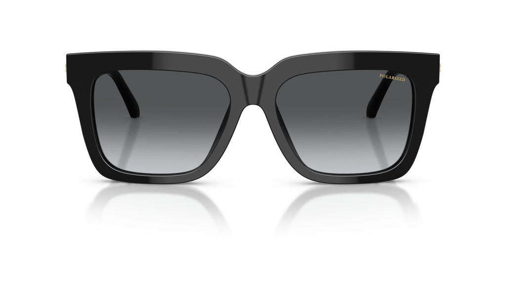 Lunettes de soleil Versace VE4498 GB1/T3 – Noir – vue de face.