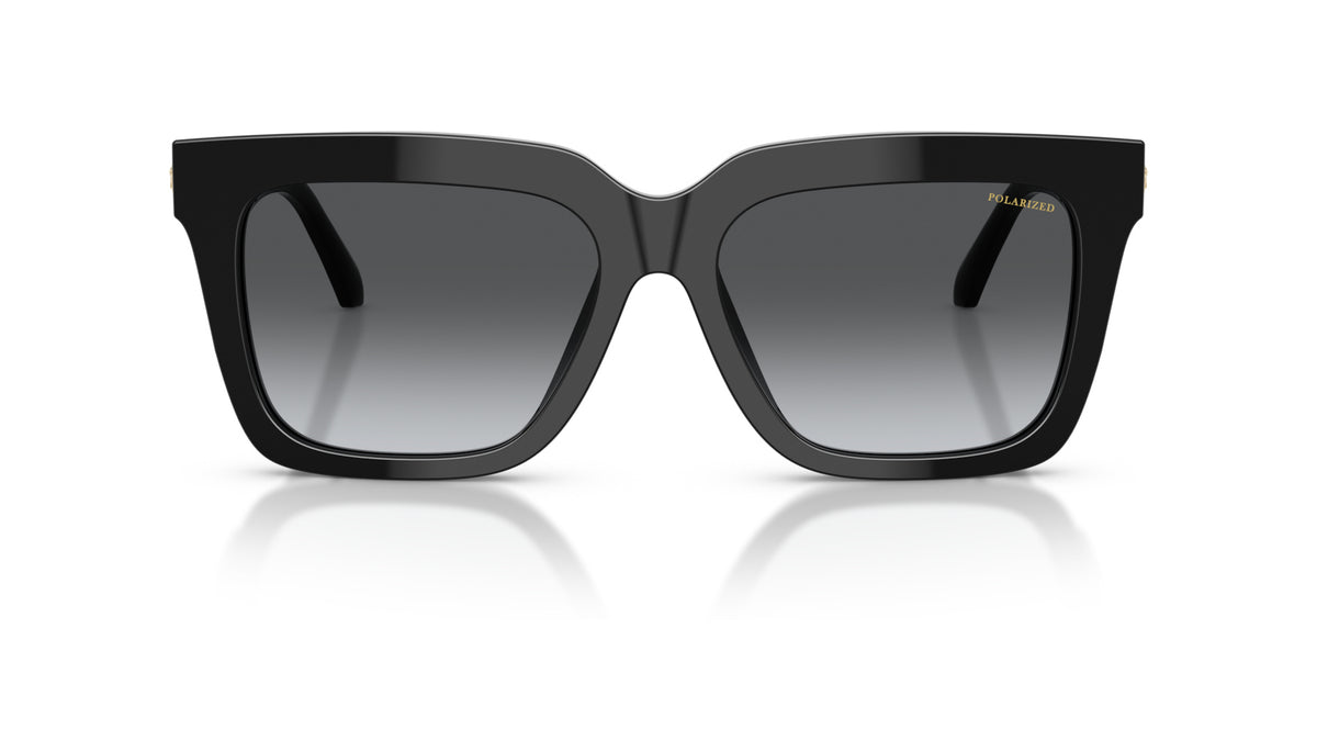 Lunettes de soleil Versace VE4498 GB1/T3 – Noir – vue de face.
