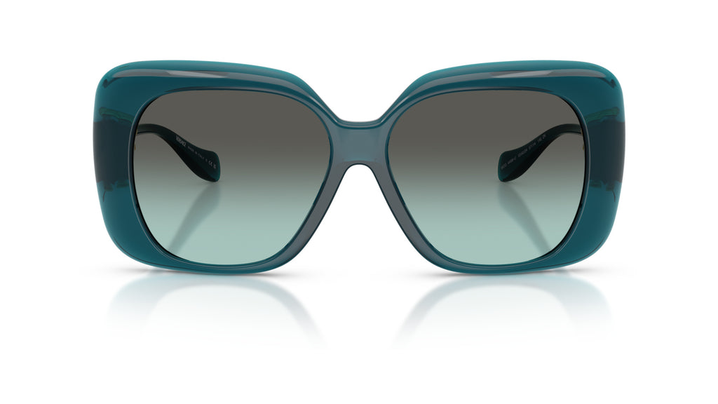 Lunettes de soleil Versace VE4499U 55402A – Transparent Bleu – vue de face.