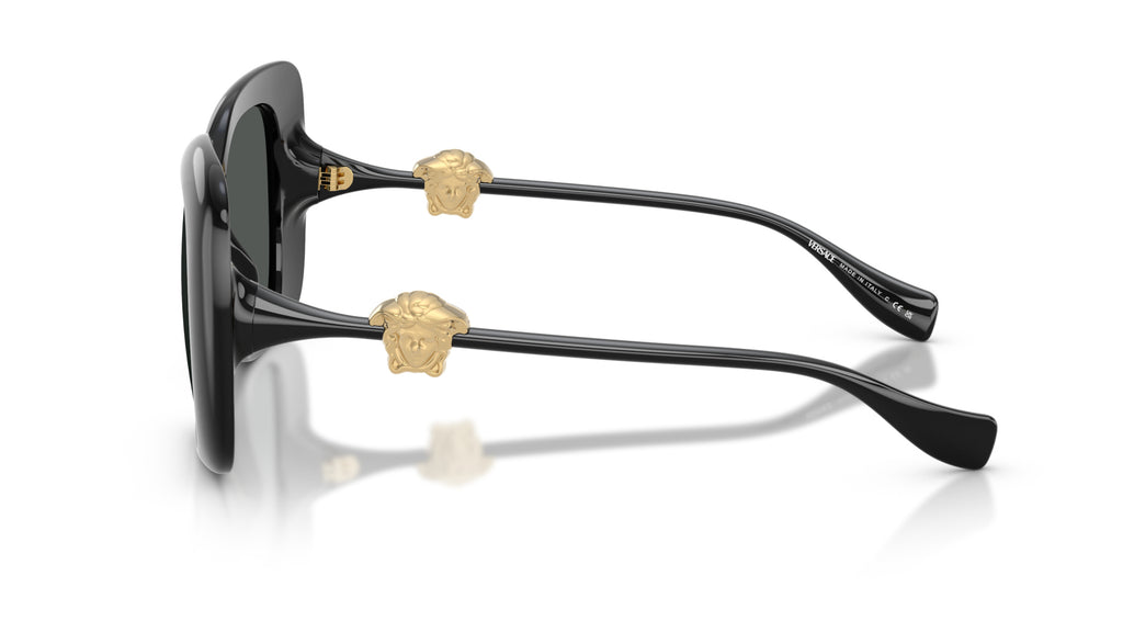 Lunettes de soleil Versace VE4499U GB1/87 – Noir – vue de profil.
