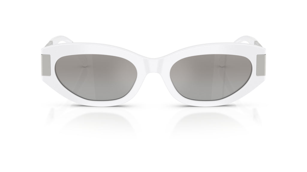 Lunettes de soleil Versace VE4501 314/6V – Blanc – vue de face.