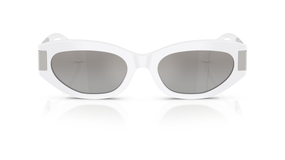 Lunettes de soleil Versace VE4501 314/6V – Blanc – vue de face.