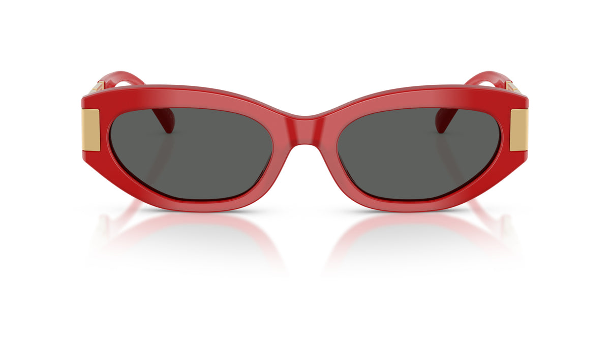Lunettes de soleil Versace VE4501 554287 – Rouge total – vue de face.