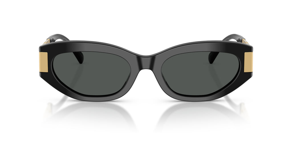 Lunettes de soleil Versace VE4501 GB1/87 – Noir – vue de face.