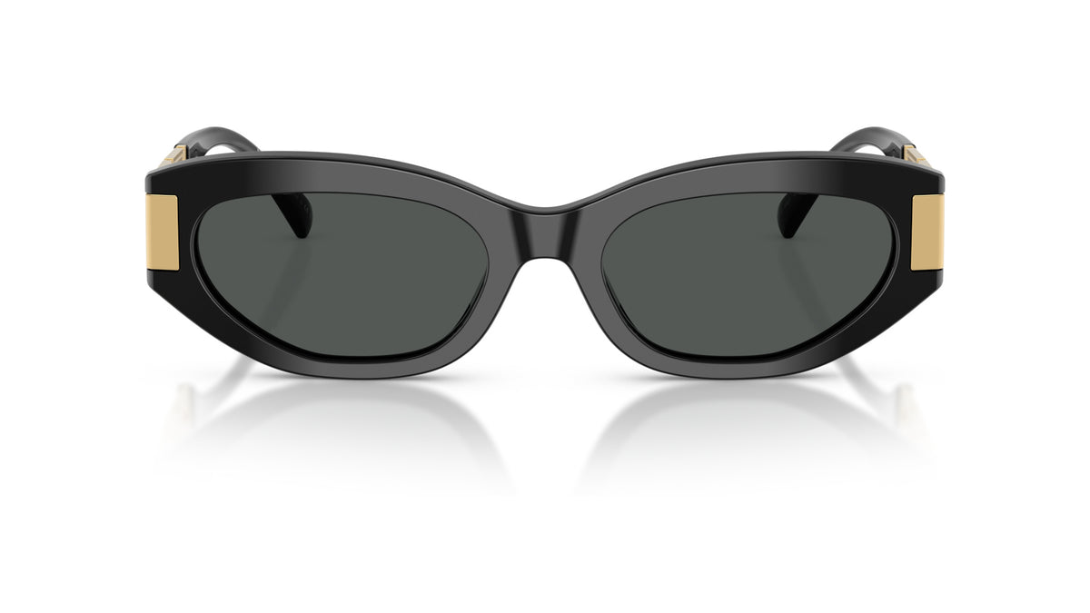 Lunettes de soleil Versace VE4501 GB1/87 – Noir – vue de face.