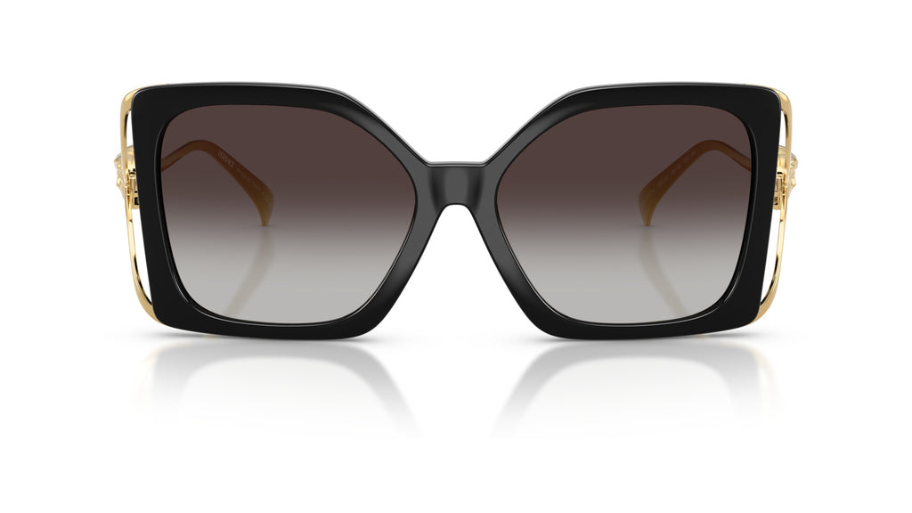 Lunettes de soleil Versace VE4502U GB1/87 – Noir – vue de face.