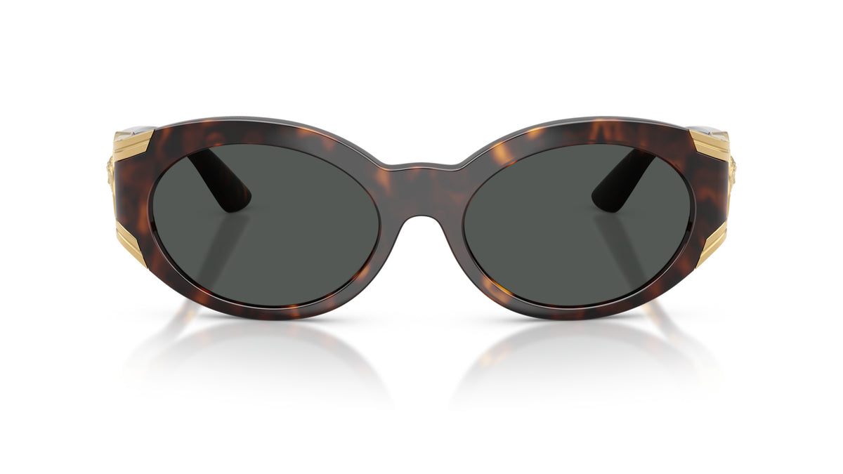 Lunettes de soleil Versace VE4503U 108/87 – Havane – vue de face.
