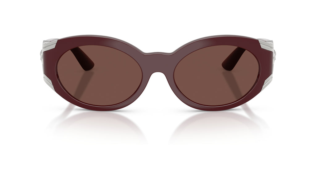 Lunettes de soleil Versace VE4503U 55348D – Rouge foncé – vue de face.