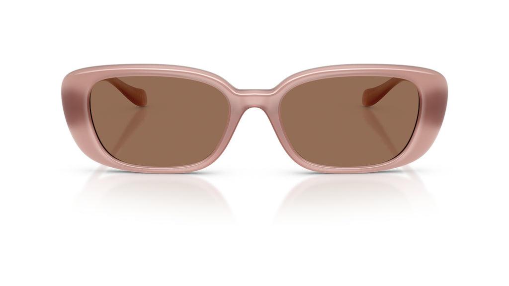 Lunettes de soleil Versace VE4504D 553573 – Rose opalin – vue de face.