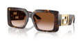 Lunettes de soleil Versace VE4505U 108/13 – Havane – vue de trois quarts.