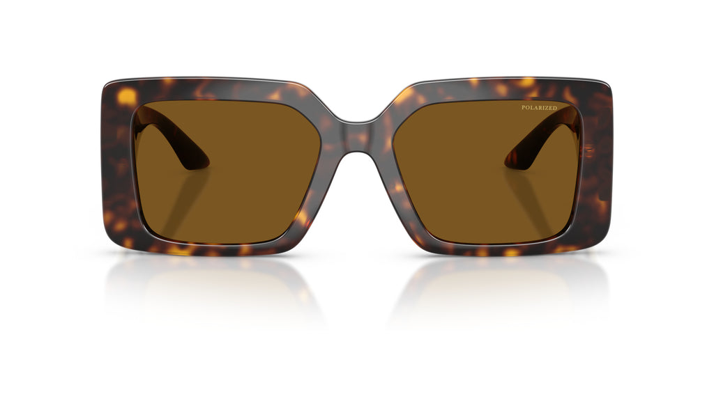 Lunettes de soleil Versace VE4505U 108/83 – Havane – vue de face.