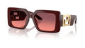 Lunettes de soleil Versace VE4505U 538120 – Lie de vin – vue de trois quarts.