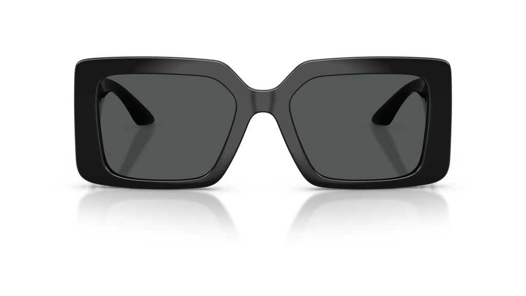Lunettes de soleil Versace VE4505U GB1/87 – Noir – vue de face.