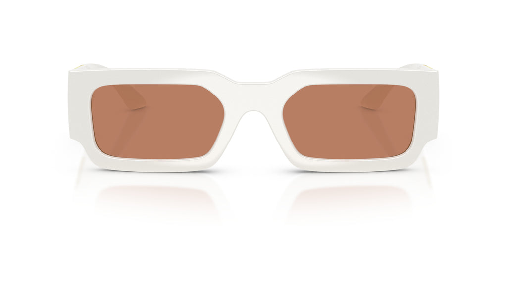 Lunettes de soleil Versace VE4506U 554473 – Talc – vue de face.