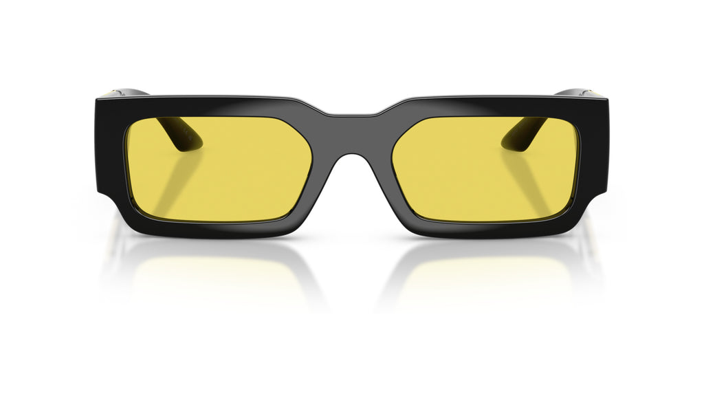 Lunettes de soleil Versace VE4506U GB1/85 – Noir – vue de face.