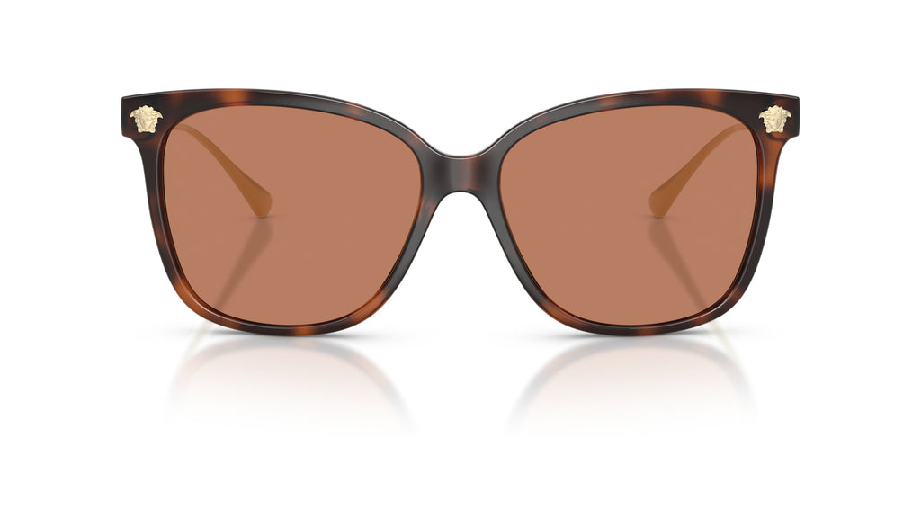Lunettes de soleil Versace VE4507U 108/73 – Havane – vue de face.
