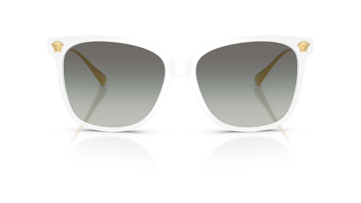 Lunettes de soleil Versace VE4507U 314/11 – Blanc – vue de face.