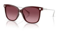 Lunettes de soleil Versace VE4507U 54648H – Lie de vin – vue de trois quarts.