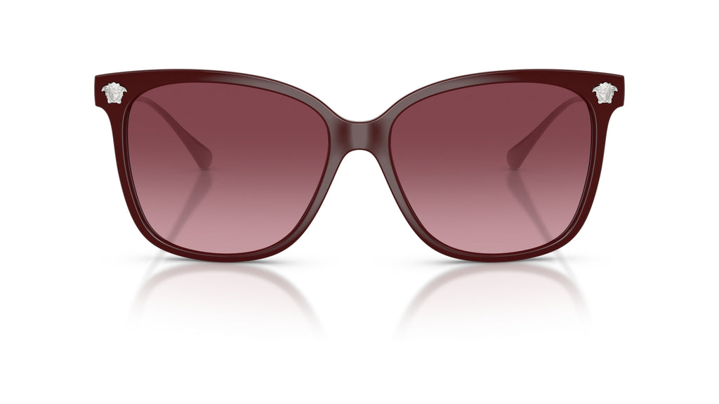 Lunettes de soleil Versace VE4507U 54648H – Lie de vin – vue de face.