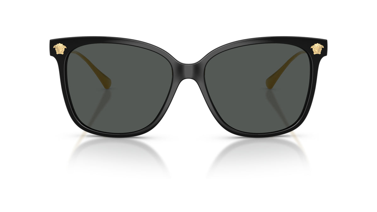Lunettes de soleil Versace VE4507U GB1/87 – Noir – vue de face.