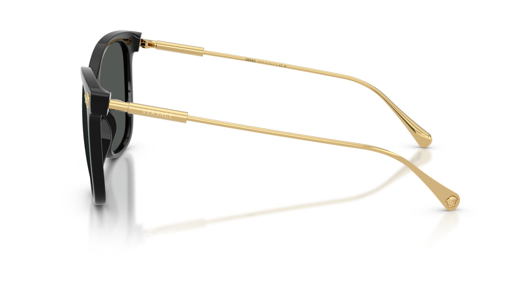 Lunettes de soleil Versace VE4507U GB1/87 – Noir – vue de profil.
