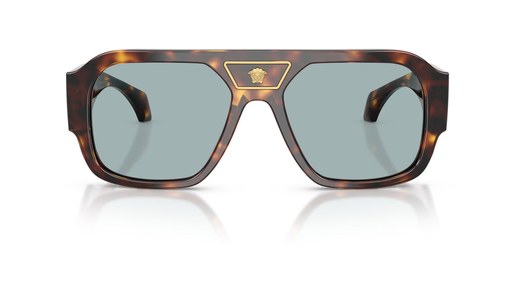 Lunettes de soleil Versace VE4508U 553780 – Havane – vue de face.