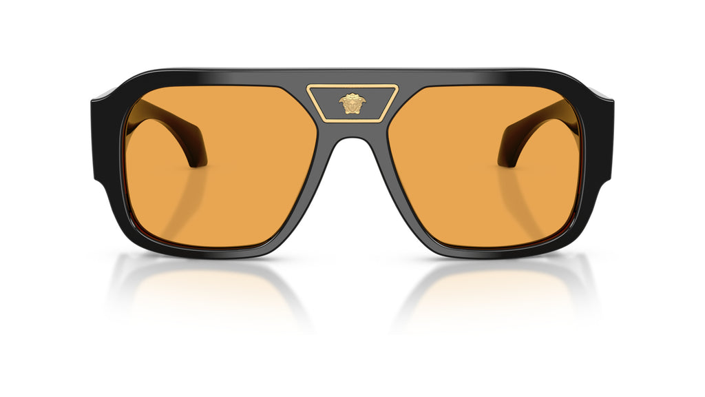 Lunettes de soleil Versace VE4508U GB1/7 – Noir – vue de face.