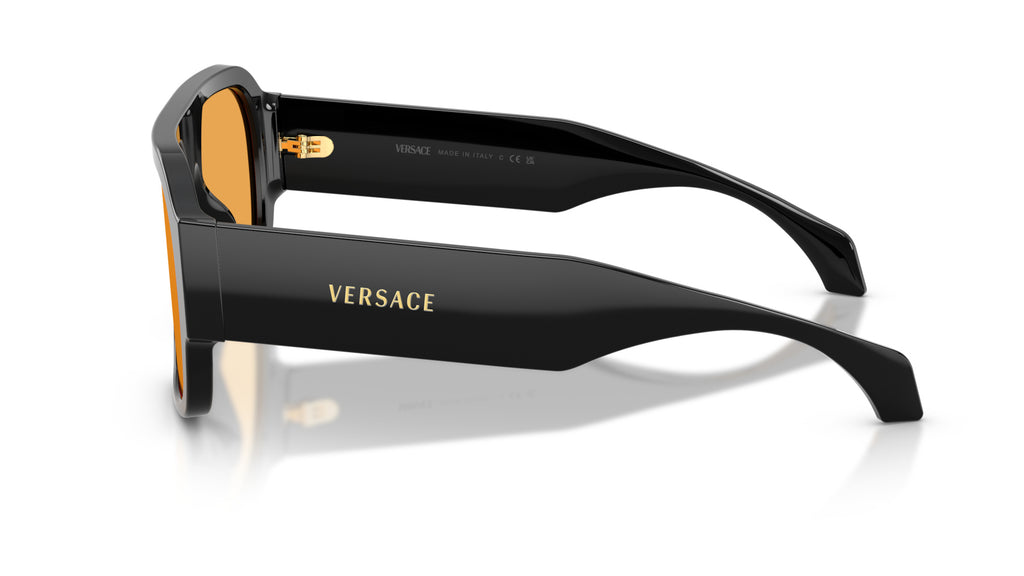 Lunettes de soleil Versace VE4508U GB1/7 – Noir – vue de profil.