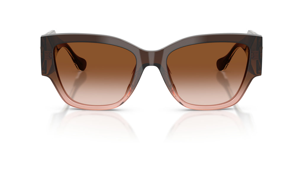 Lunettes de soleil Versace VE4509U 533213 – Dégradé marron – vue de face.