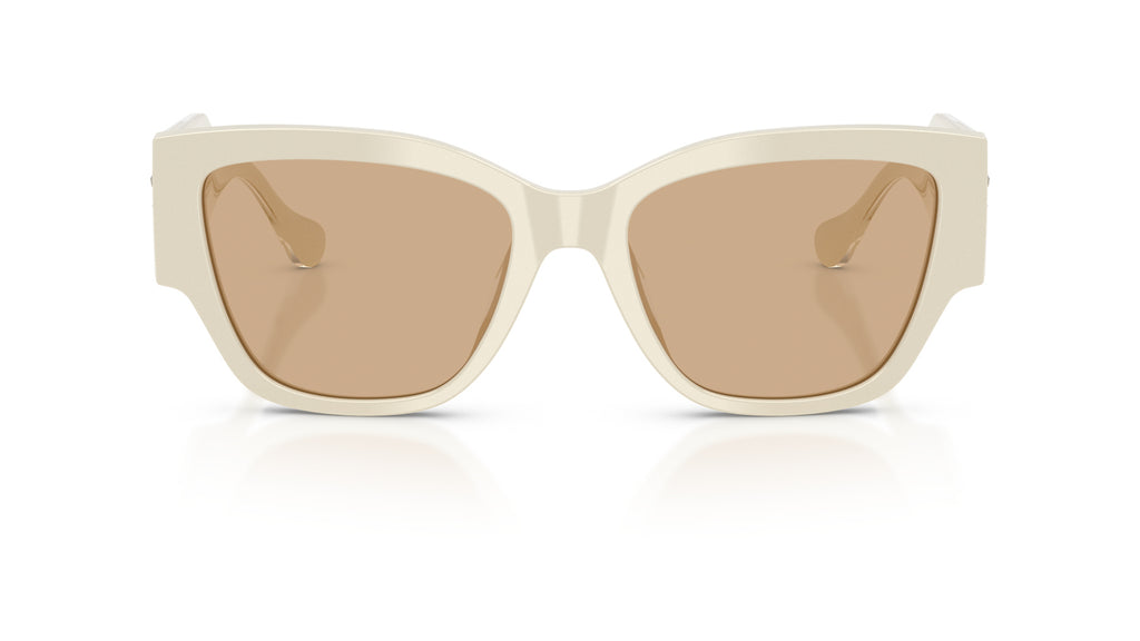 Lunettes de soleil Versace VE4509U 5541/8 – White Talc – vue de face.
