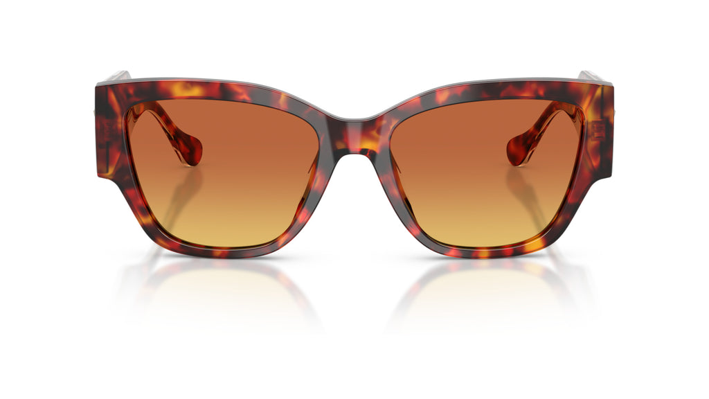 Lunettes de soleil Versace VE4509U 5543T5 – Havana Rouge – vue de face.