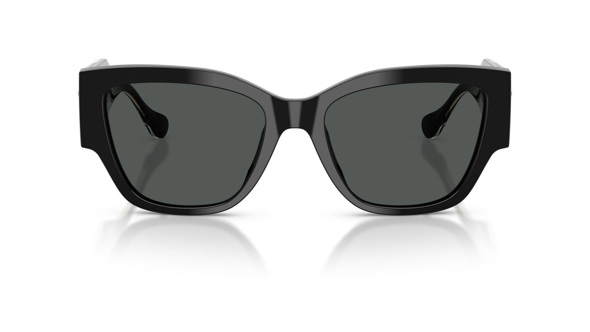 Lunettes de soleil Versace VE4509U GB1/87 – Noir – vue de face.