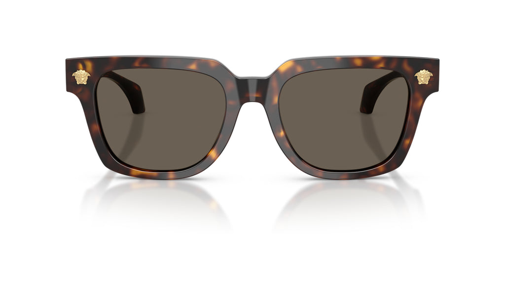 Lunettes de soleil Versace VE4510U 108/3 – Havane – vue de face.