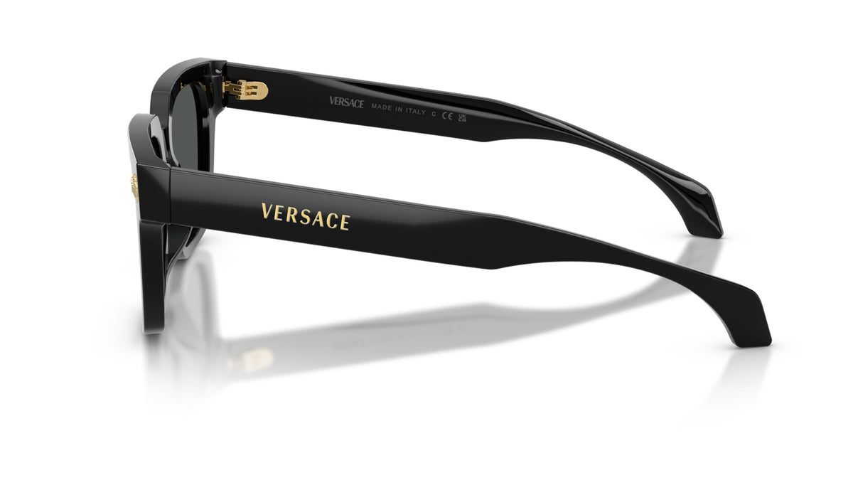 Lunettes de soleil Versace VE4510U GB1/87 – Noir – vue de profil.