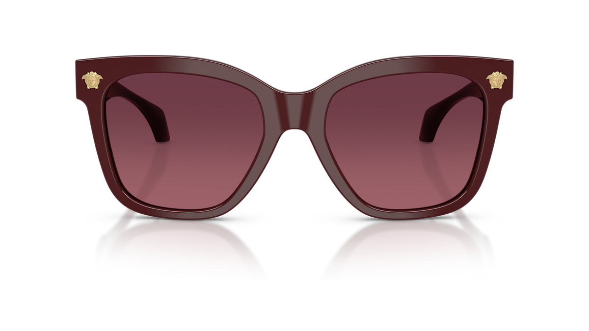 Lunettes de soleil Versace VE4511 5381F4 – Lie de vin – vue de face.