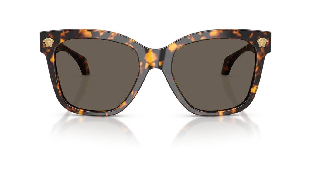 Lunettes de soleil Versace VE4511 5514/3 – Havana Jaune – vue de face.