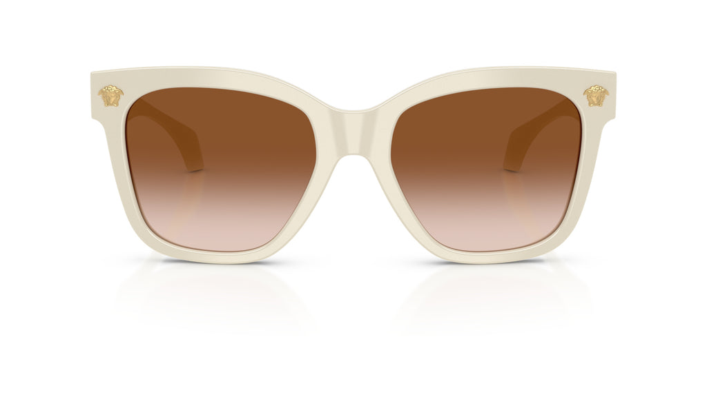 Lunettes de soleil Versace VE4511 554113 – White Talc – vue de face.