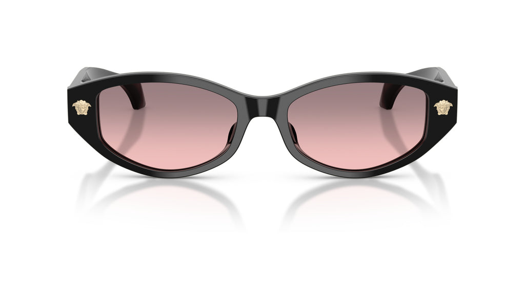 Lunettes de soleil Versace VE4512D GB1/5M – Noir – vue de face.