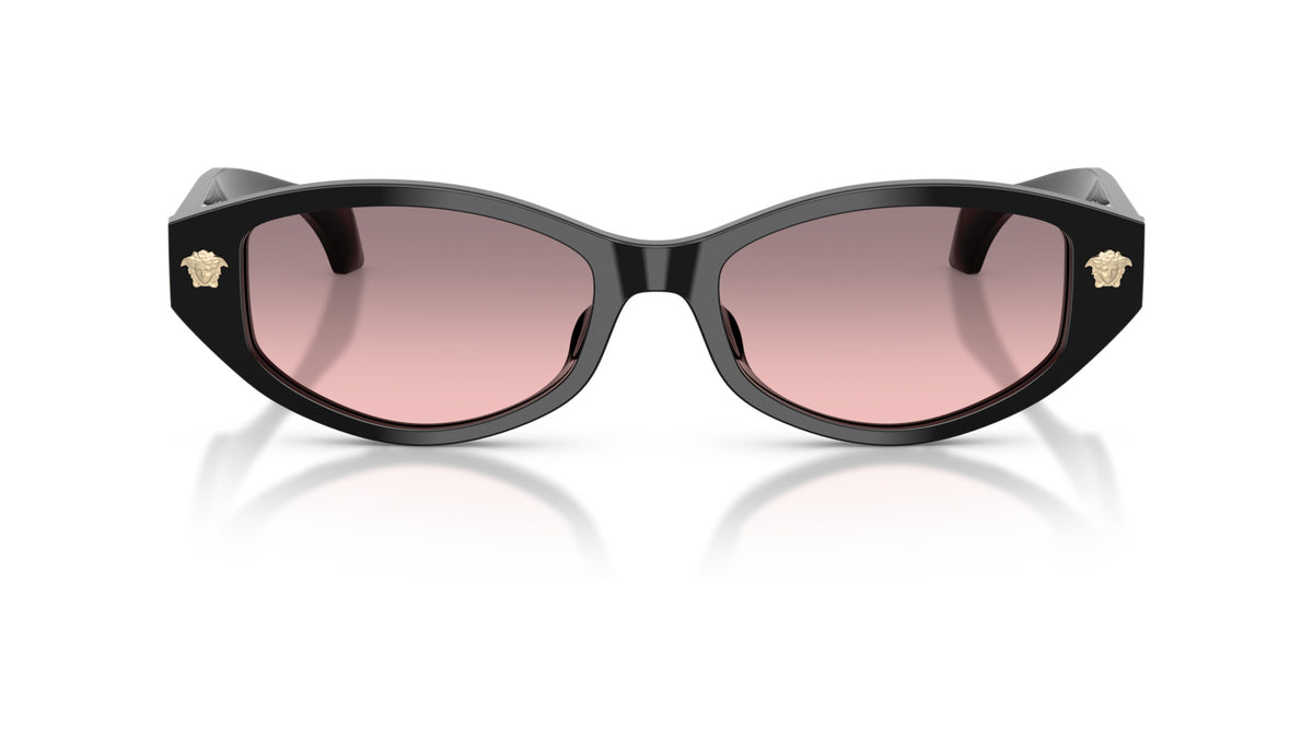 Lunettes de soleil Versace VE4512D GB1/5M – Noir – vue de face.