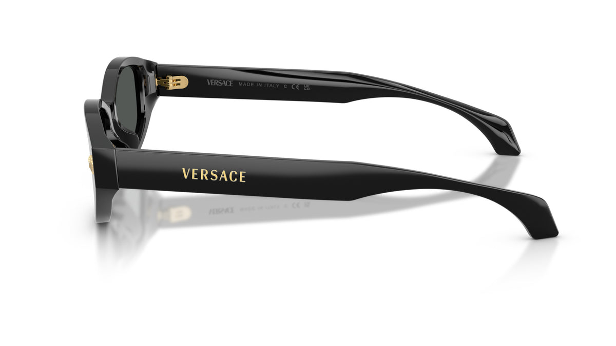 Lunettes de soleil Versace VE4512D GB1/87 – Noir – vue de profil.