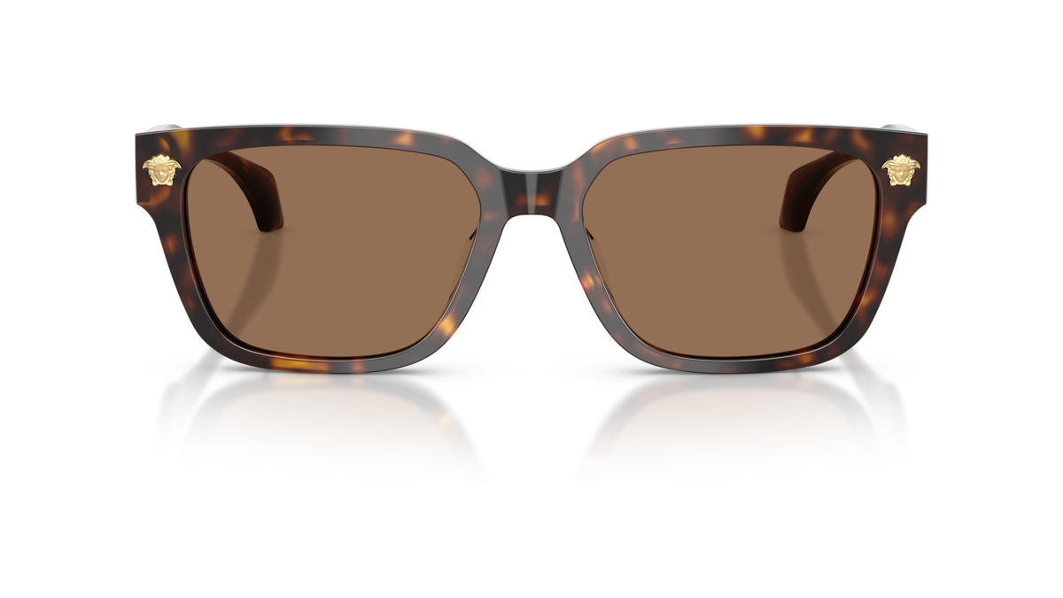 Lunettes de soleil Versace VE4513D 108/73 – Havane – vue de face.